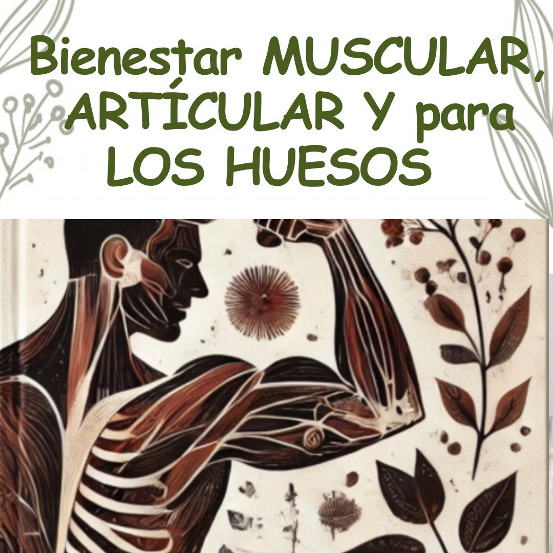 “BIENESTAR MUSCULAR, ARTICULAR Y PARA HUESOS: Fórmulas Herbales para el Dolor e Inflamación”